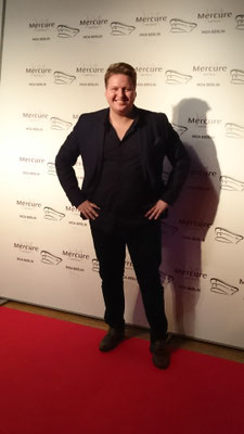 Christian Jüttner auf dem roten Teppich